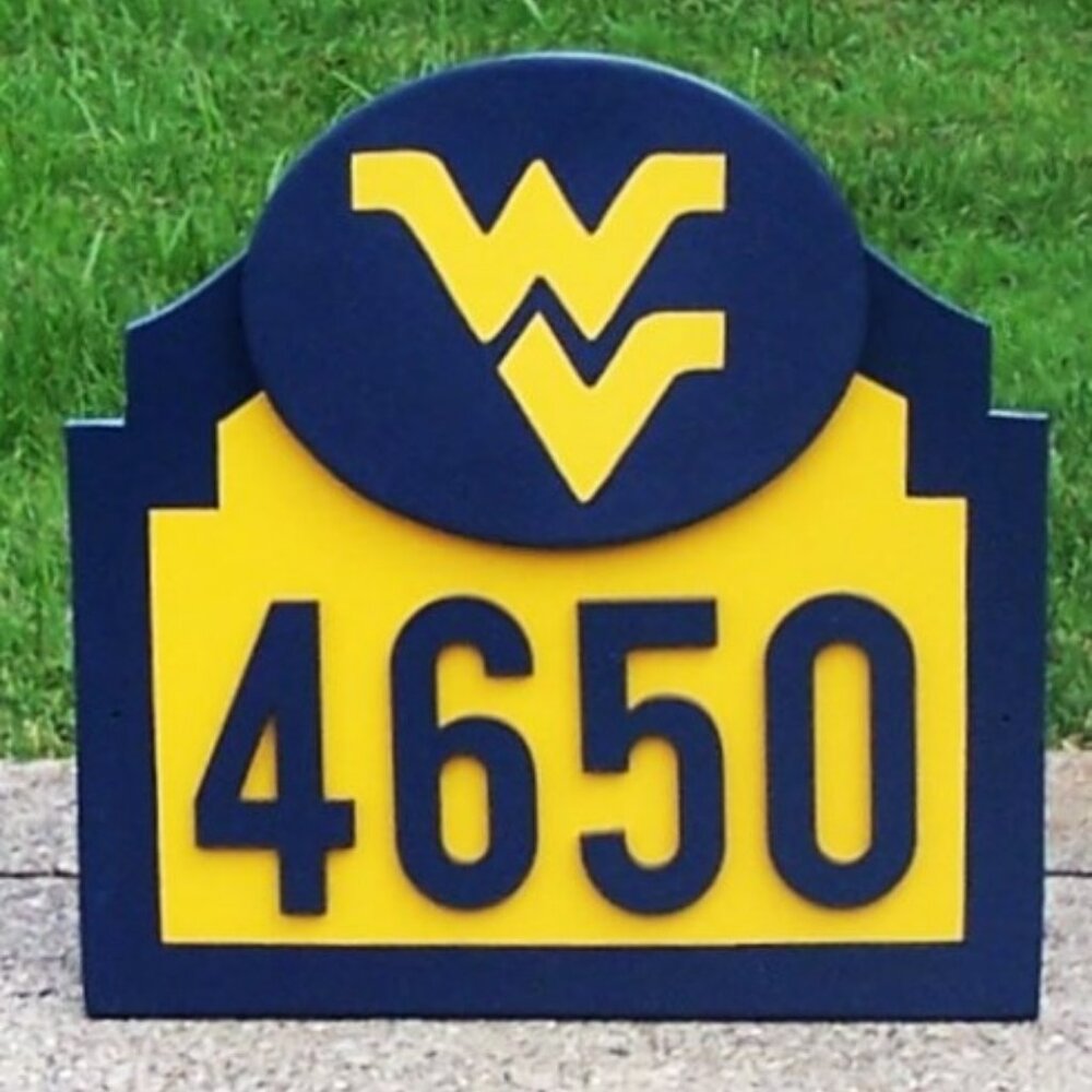 WEST VIRGINIA Address Sign for your home (with your address) Makes a Great Gift